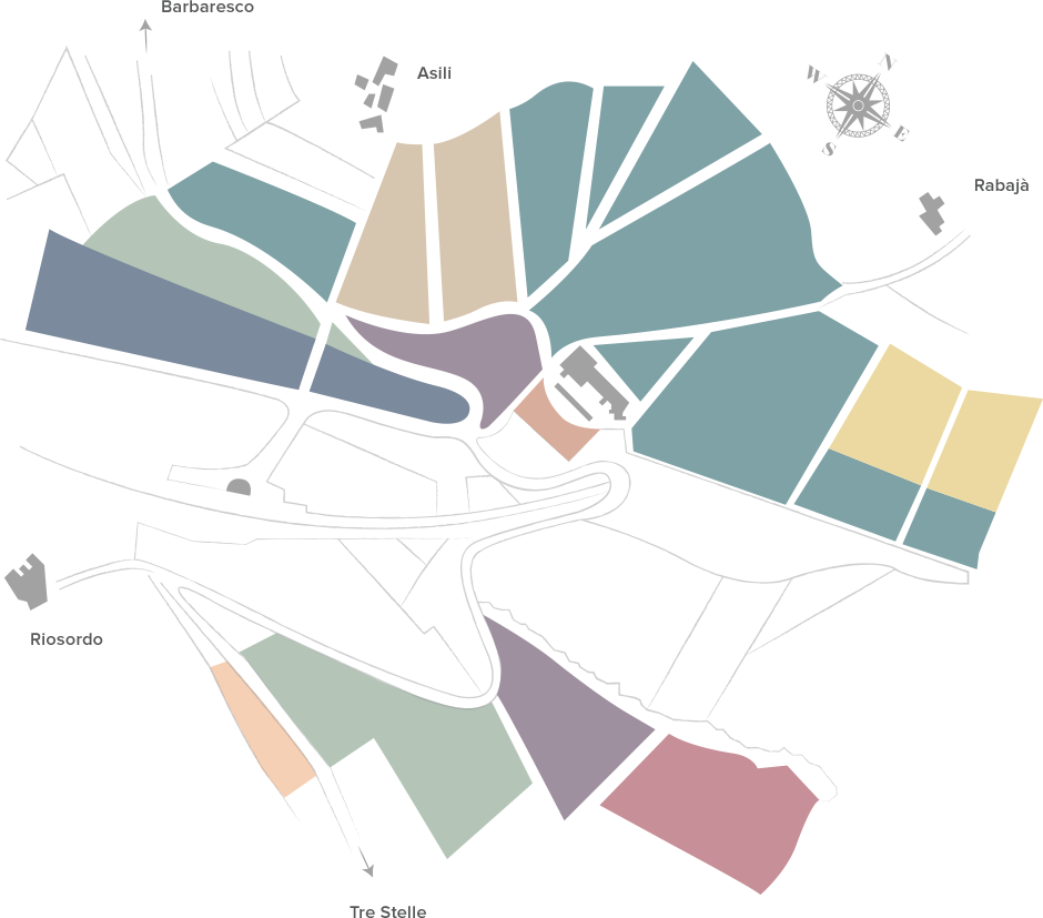 Mappa dei vigneti